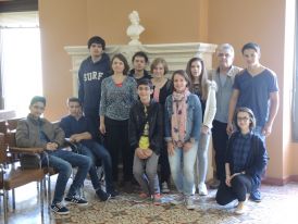 Schüleraustausch der Anne-Frank Schule mit dem Collège de la Présentation in Le Teil