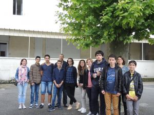 Schüleraustausch der Anne-Frank Schule mit dem Collège de la Présentation in Le Teil