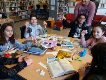 Osterbasteln aus alten Büchern